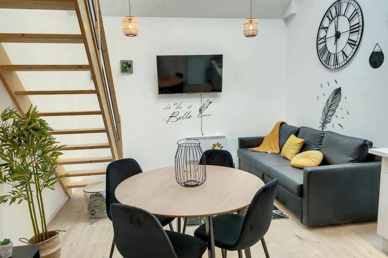 Sublime Appart Renove Duplex Centre Ville 4Pers Wifi Saint-Quentin  Esterno foto
